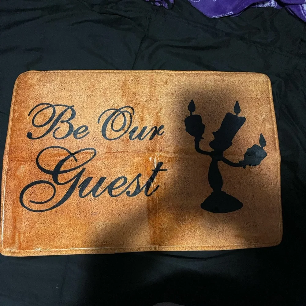 Beauty And The Beast Door Mat